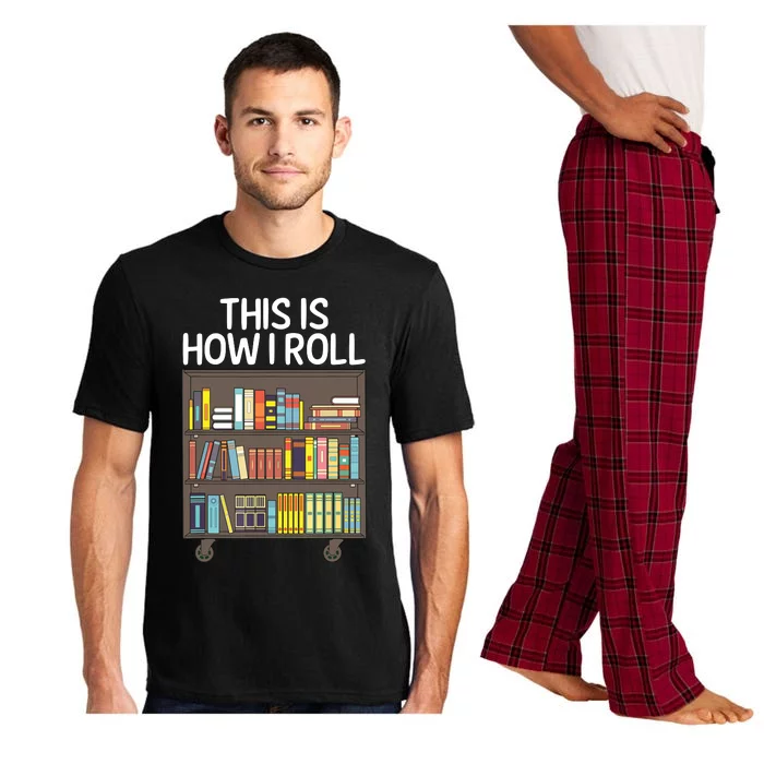 Cute Library Art For Men Women Book Reader School Librarian Pajama Set