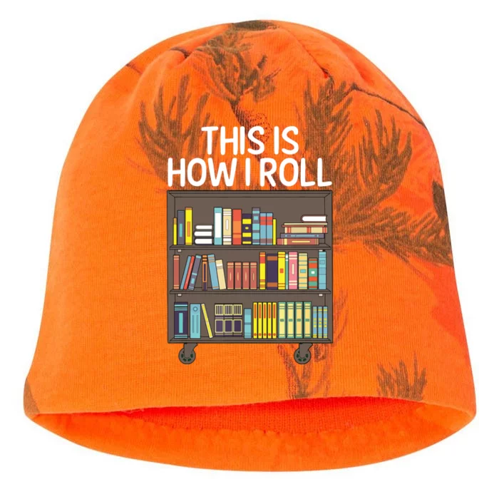 Cute Library Art For Men Women Book Reader School Librarian Kati - Camo Knit Beanie