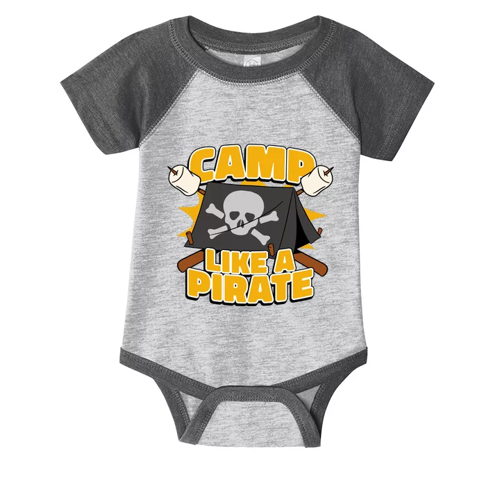 Camp Like A Pirate Infant Baby Jersey Bodysuit