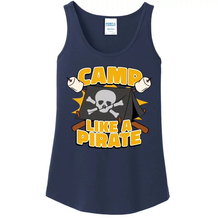 Camp Like A Pirate Ladies Essential Tank