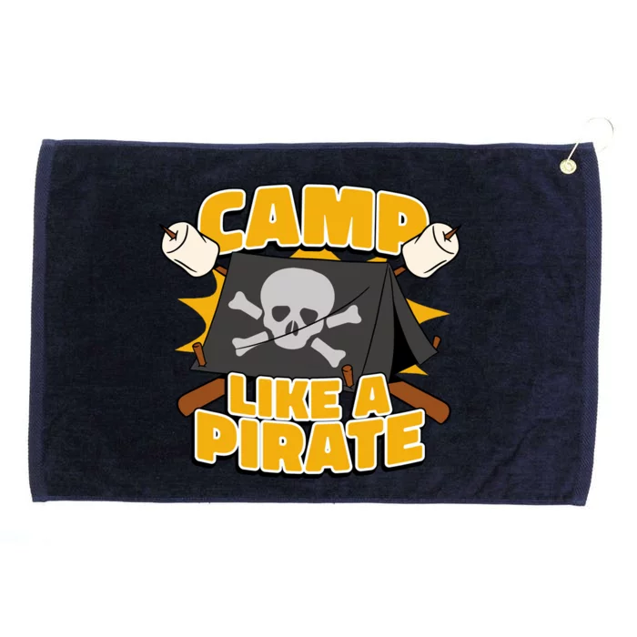 Camp Like A Pirate Grommeted Golf Towel