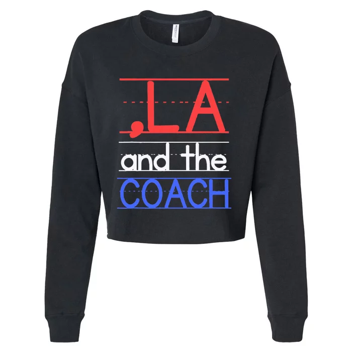 Comma La And The Coach Harris Walz 2024 Cropped Pullover Crew