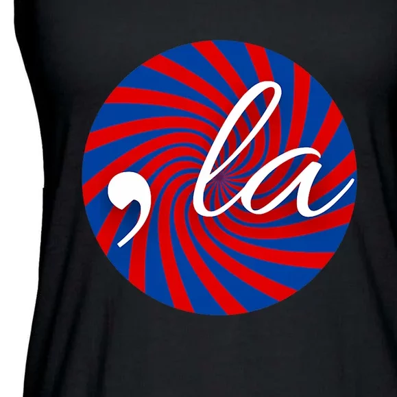 Comma La A Kamala Harris Pronunciation Guide ItS Comma La Ladies Essential Flowy Tank