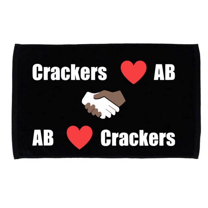 Crackers Love Ab Ab Love Crackers Microfiber Hand Towel