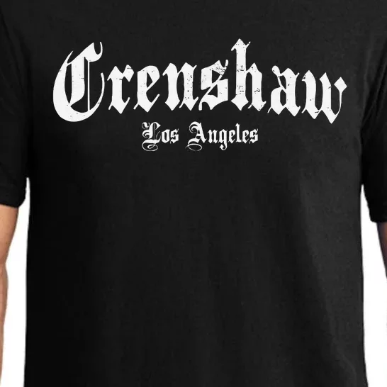 Crenshaw Los Angeles California Hood Pajama Set