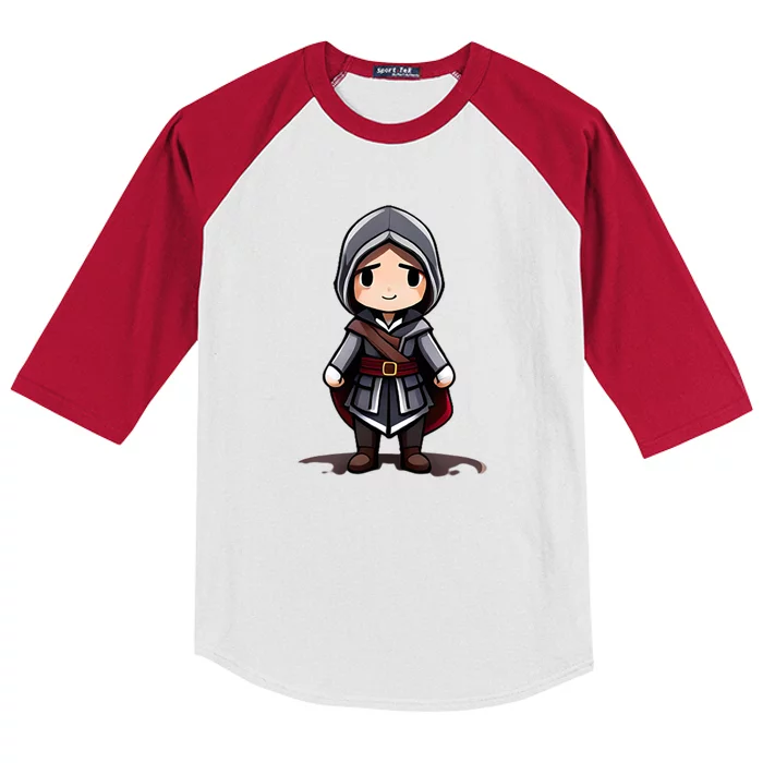 Cute Little Assassins Kids Colorblock Raglan Jersey