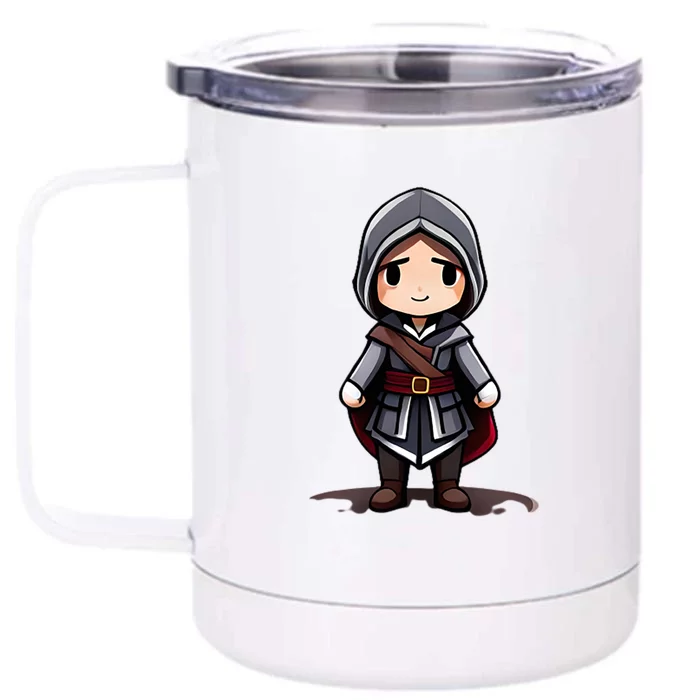 Cute Little Assassins Front & Back 12oz Stainless Steel Tumbler Cup