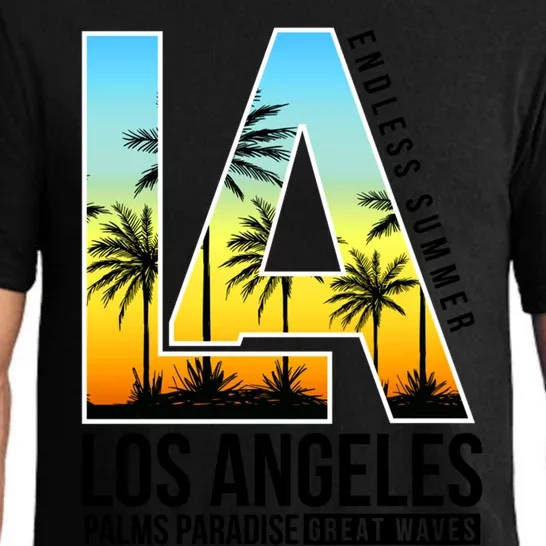 Cool Los Angeles California Dreaming Los Angeles California Gift Pajama Set