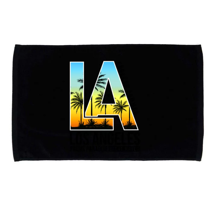 Cool Los Angeles California Dreaming Los Angeles California Gift Microfiber Hand Towel