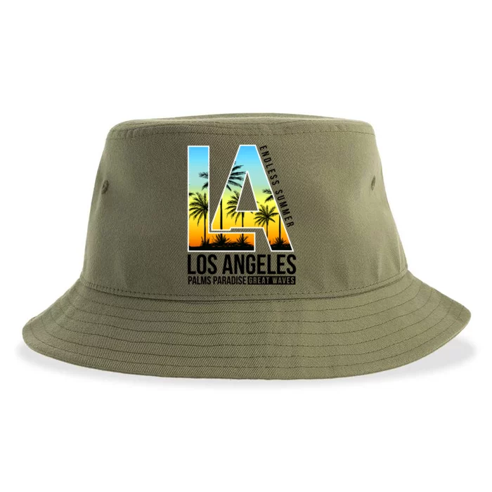 Cool Los Angeles California Dreaming Los Angeles California Gift Sustainable Bucket Hat