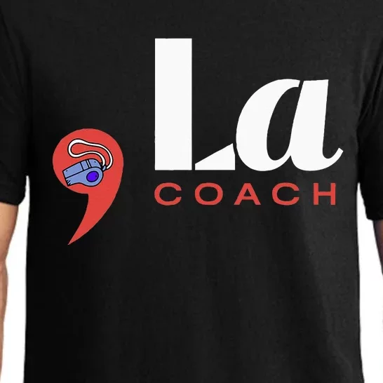 Comma La And The Coach Pajama Set