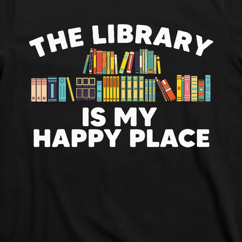 Cool Library Art For Women Bookworm Librarian Book Lover T-Shirt