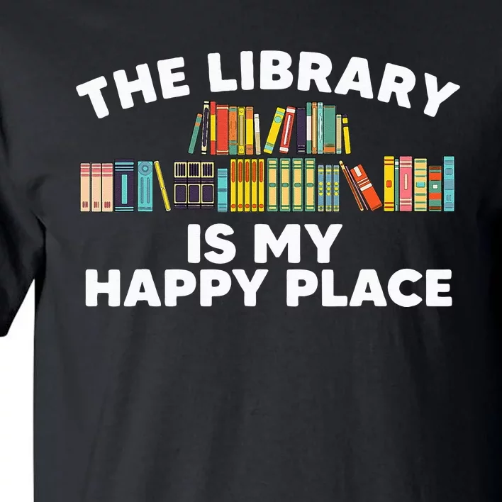 Cool Library Art For Women Bookworm Librarian Book Lover Tall T-Shirt