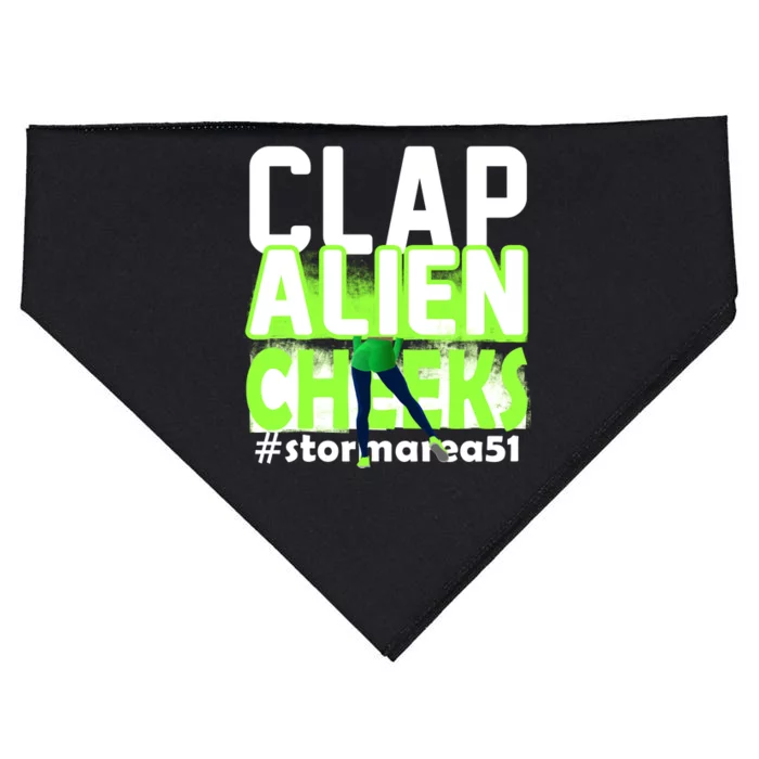 Clap Alien Cheeks Storm Area 51 USA-Made Doggie Bandana