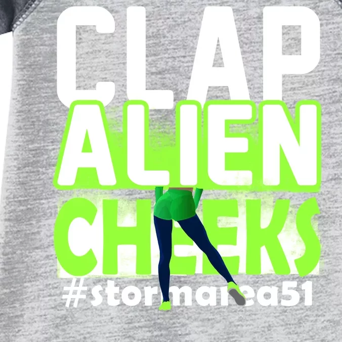 Clap Alien Cheeks Storm Area 51 Infant Baby Jersey Bodysuit