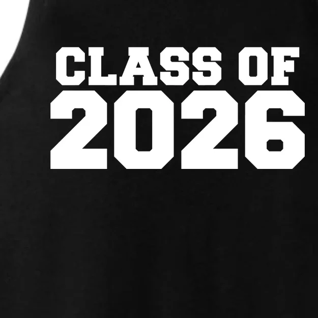 Class Of 2026 Graduation Ladies Tri-Blend Wicking Tank