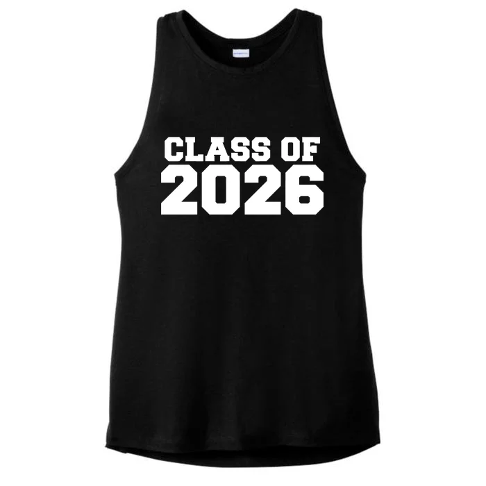 Class Of 2026 Graduation Ladies Tri-Blend Wicking Tank