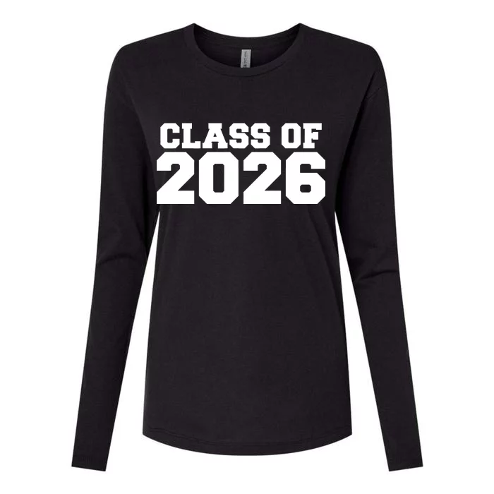 Class Of 2026 Graduation Womens Cotton Relaxed Long Sleeve T-Shirt