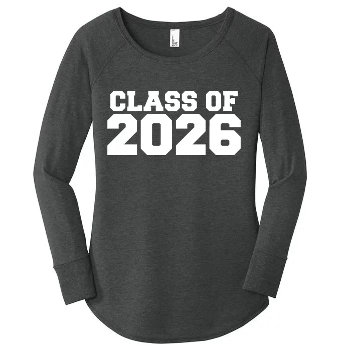 Class Of 2026 Graduation Women's Perfect Tri Tunic Long Sleeve Shirt