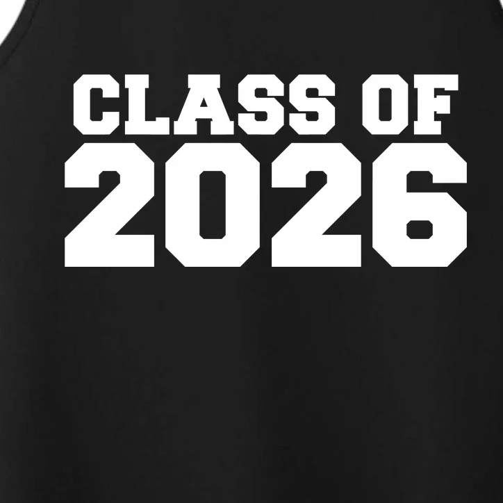 Class Of 2026 Graduation Performance Tank