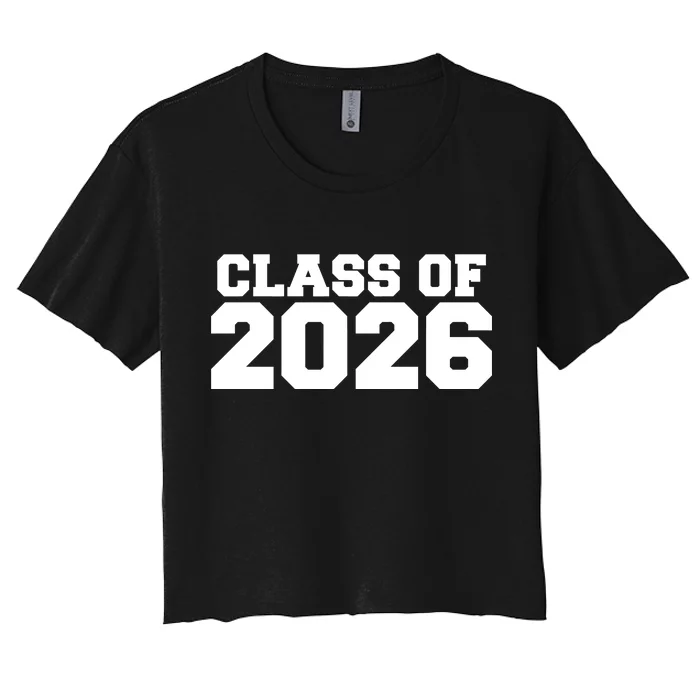 Class Of 2026 Graduation Women's Crop Top Tee