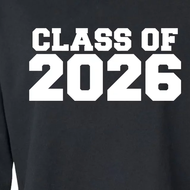 Class Of 2026 Graduation Cropped Pullover Crew