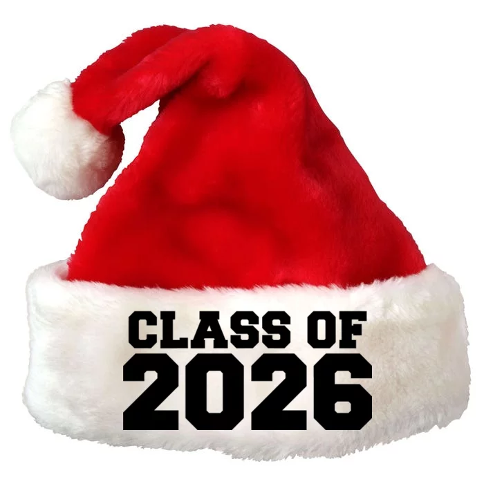 Class Of 2026 Graduation Premium Christmas Santa Hat