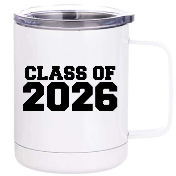 Class Of 2026 Graduation Front & Back 12oz Stainless Steel Tumbler Cup