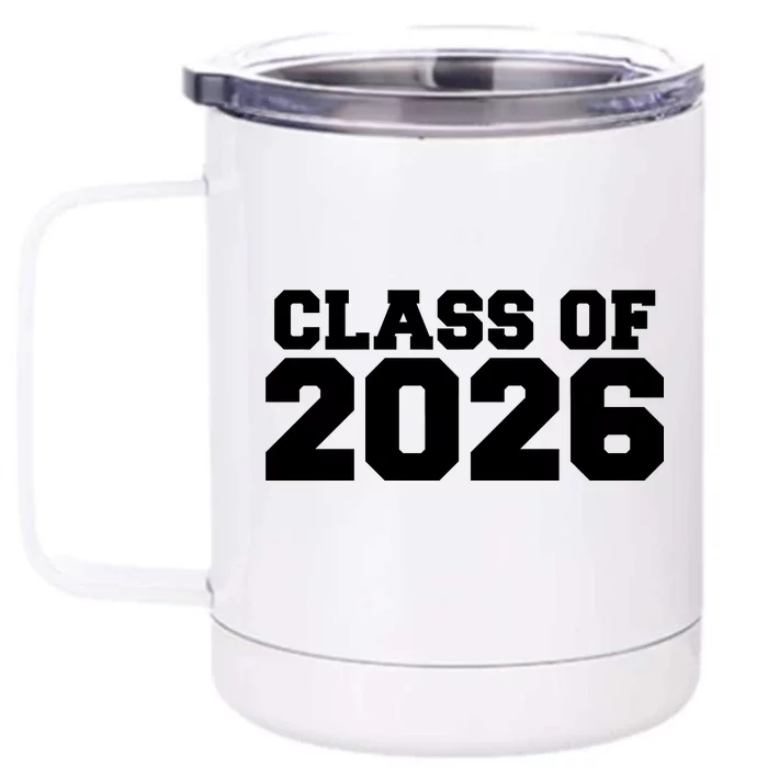 Class Of 2026 Graduation Front & Back 12oz Stainless Steel Tumbler Cup