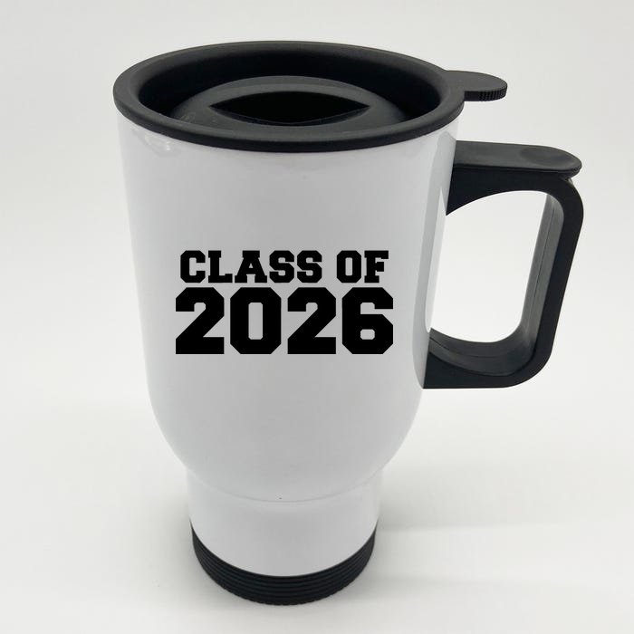 Class Of 2026 Graduation Front & Back Stainless Steel Travel Mug