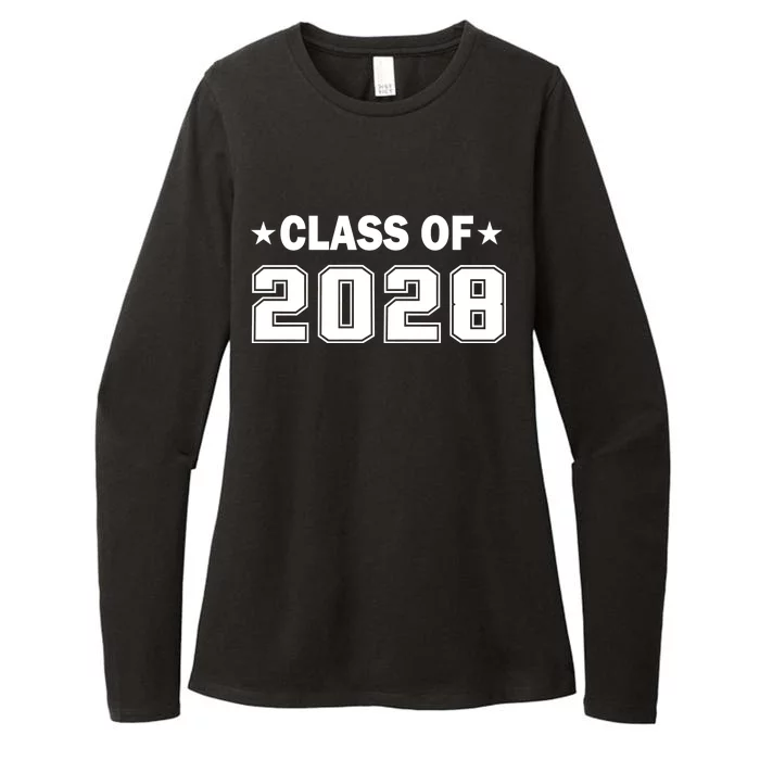 Class of 2028 Fist Day of SchooL Womens CVC Long Sleeve Shirt