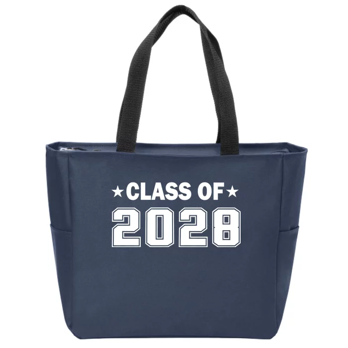 Class of 2028 Fist Day of SchooL Zip Tote Bag