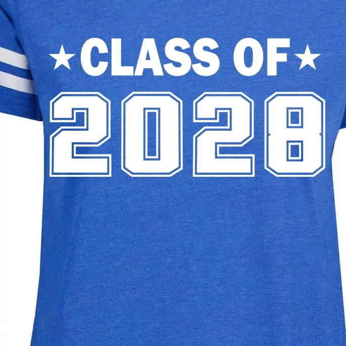 Class of 2028 Fist Day of SchooL Enza Ladies Jersey Football T-Shirt