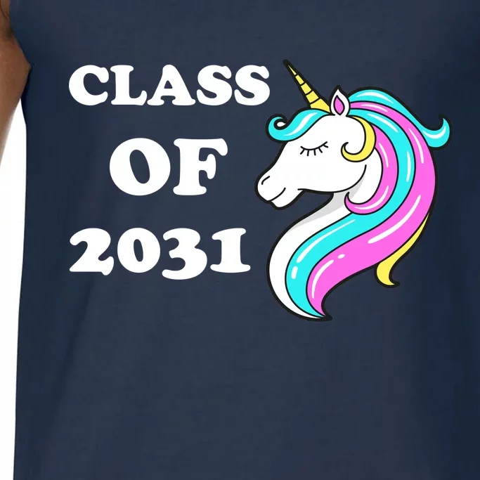 Class Of 2031 Unicorn Comfort Colors® Tank Top