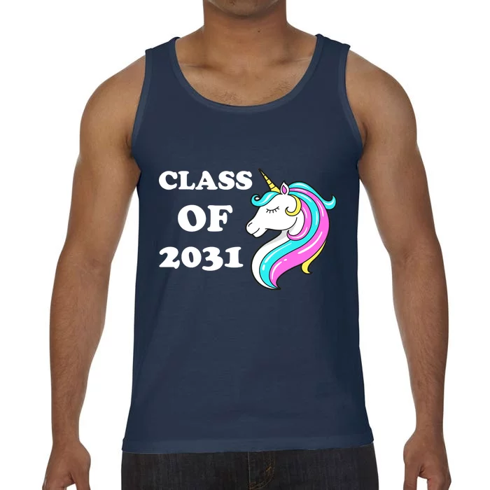 Class Of 2031 Unicorn Comfort Colors® Tank Top