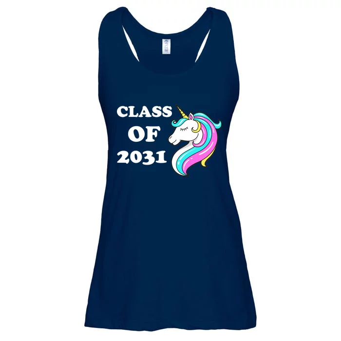 Class Of 2031 Unicorn Ladies Essential Flowy Tank