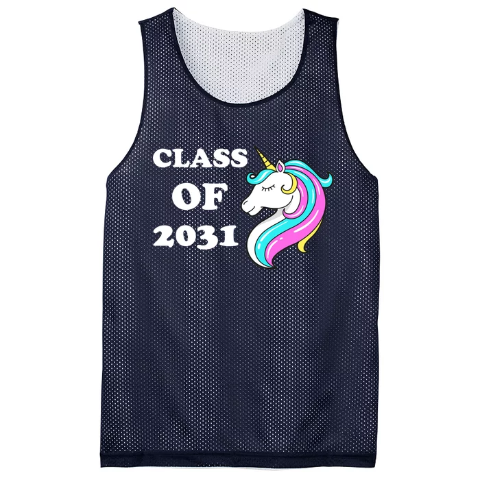 Class Of 2031 Unicorn Mesh Reversible Basketball Jersey Tank