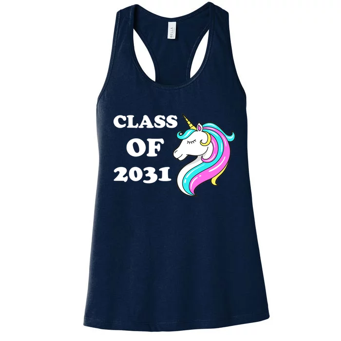 Class Of 2031 Unicorn Women's Racerback Tank