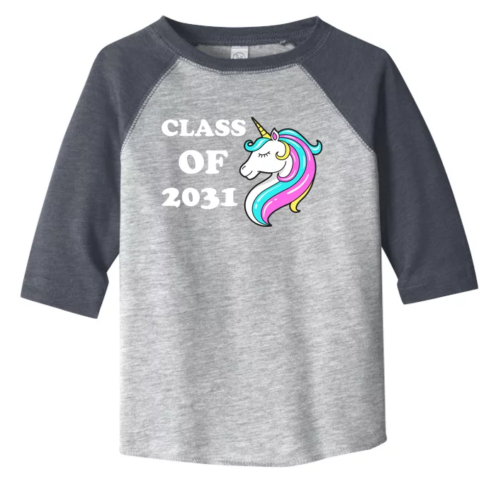 Class Of 2031 Unicorn Toddler Fine Jersey T-Shirt