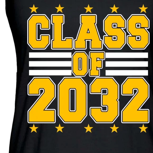 Class Of 2032 First Day Of Kindergarten Ladies Essential Flowy Tank