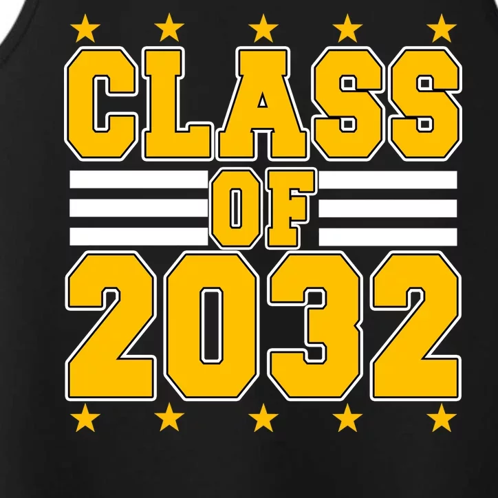 Class Of 2032 First Day Of Kindergarten Performance Tank