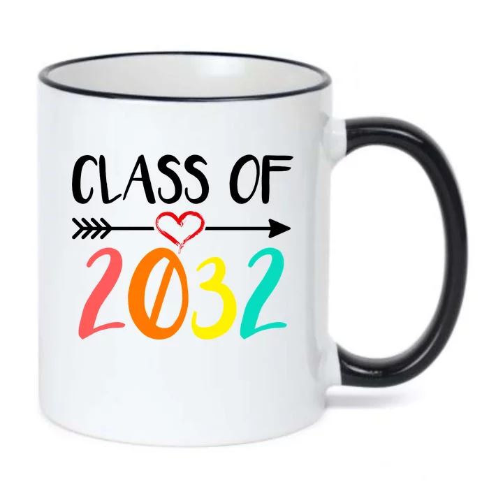 Class Of 2032 First Day Of School Kindergarten Black Color Changing Mug