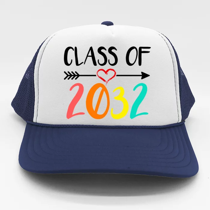 Class Of 2032 First Day Of School Kindergarten Trucker Hat