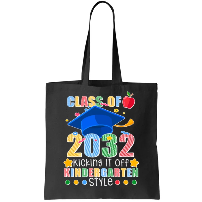 Class of 2032 Kicking off Kindergarten Tote Bag