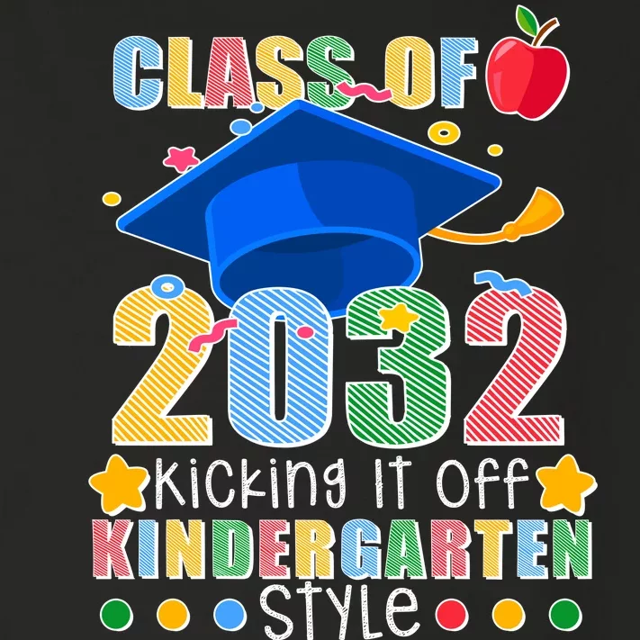 Class of 2032 Kicking off Kindergarten Toddler Long Sleeve Shirt