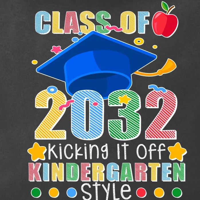 Class of 2032 Kicking off Kindergarten Zip Tote Bag