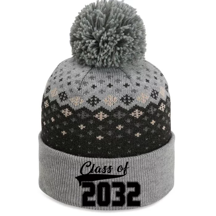 Class Of 2032 Kindergarten Future Graduate The Baniff Cuffed Pom Beanie