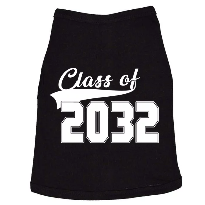 Class Of 2032 Kindergarten Future Graduate Doggie Tank