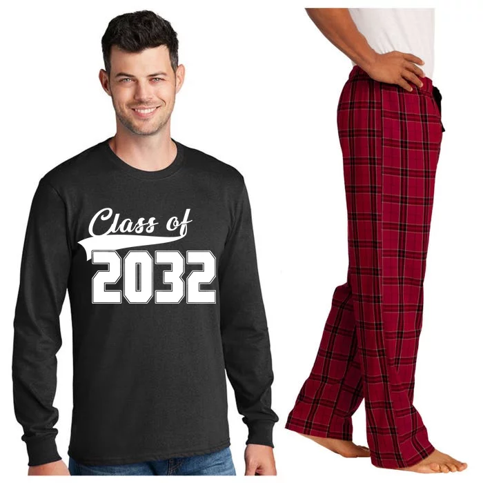 Class Of 2032 Kindergarten Future Graduate Long Sleeve Pajama Set