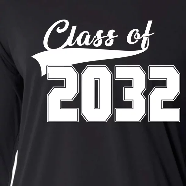 Class Of 2032 Kindergarten Future Graduate Cooling Performance Long Sleeve Crew